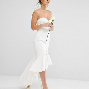 Jarlo Petite Bandeau Midi Dress